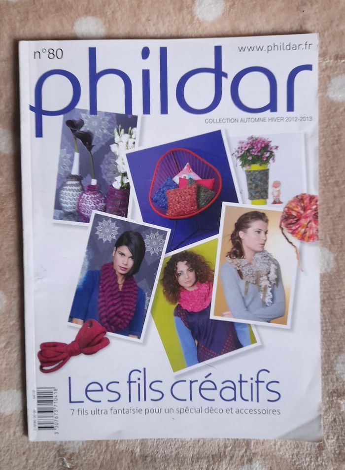 1 pelote de Féerie Phildar et catalogue Phildar - photo numéro 2