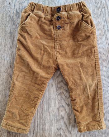 Pantalon velours camel