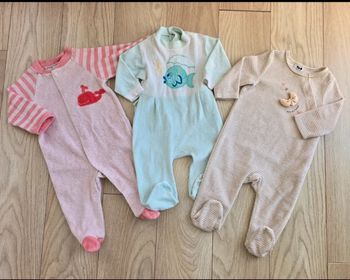 Lot de pyjamas bébé fille 6 mois