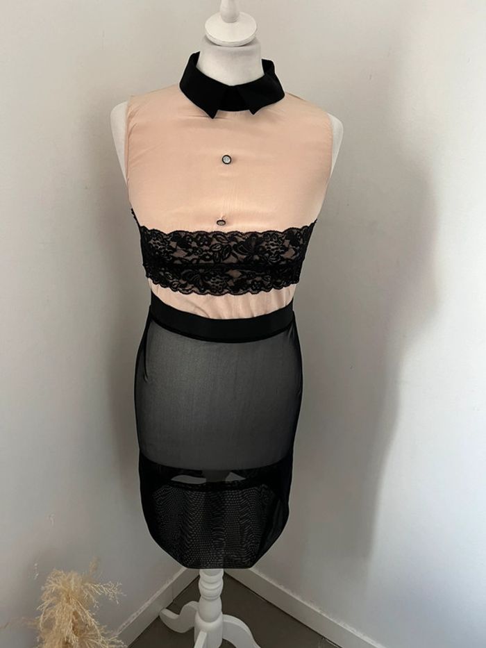 Robe col Claudine soie et dentelle Sandro S Sandro Beebs by Kiabi