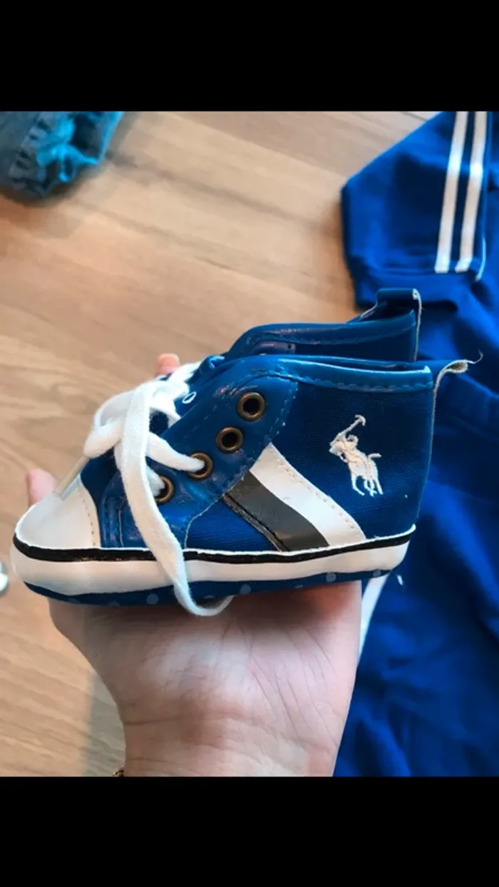 Chaussons Ralph Lauren taille 0/6 mois