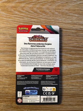 Blister Pokémon ev3 dracaufeu 