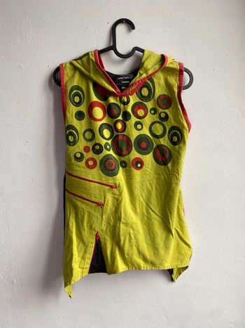 Top vert fantaisie Fonky Tata taille S