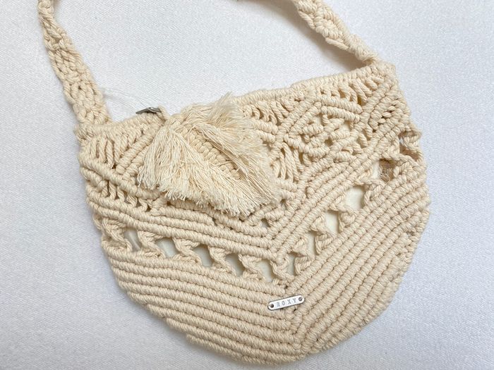 Sac à bandoulière macramé coton et tissu Roxy - photo numéro 5