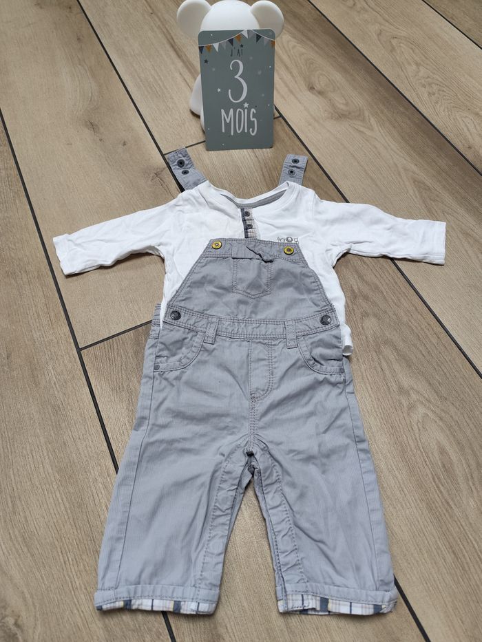 Ensemble salopette tee shirt