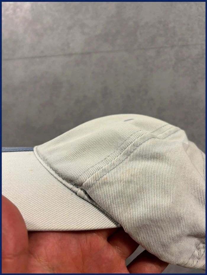 Casquette Vintage Adidas Logo Brodé Gris - photo numéro 4