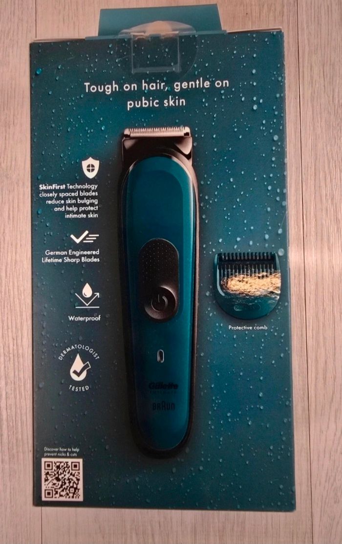 🌟 Tondeuse Gilette Intimate hair trimmer i3 - Bleu 🌟 - photo numéro 2