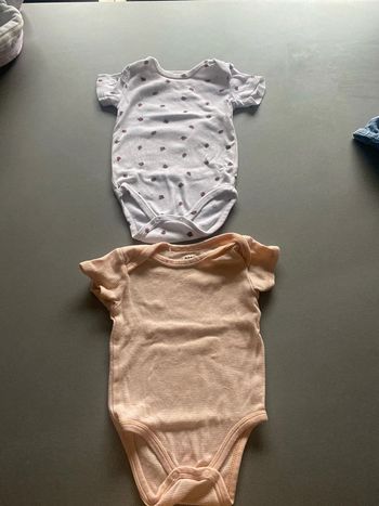 Lot de 2 body manches courtes