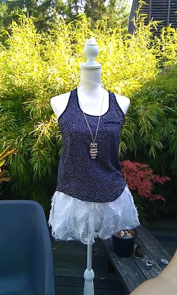 Débardeur court taille 38