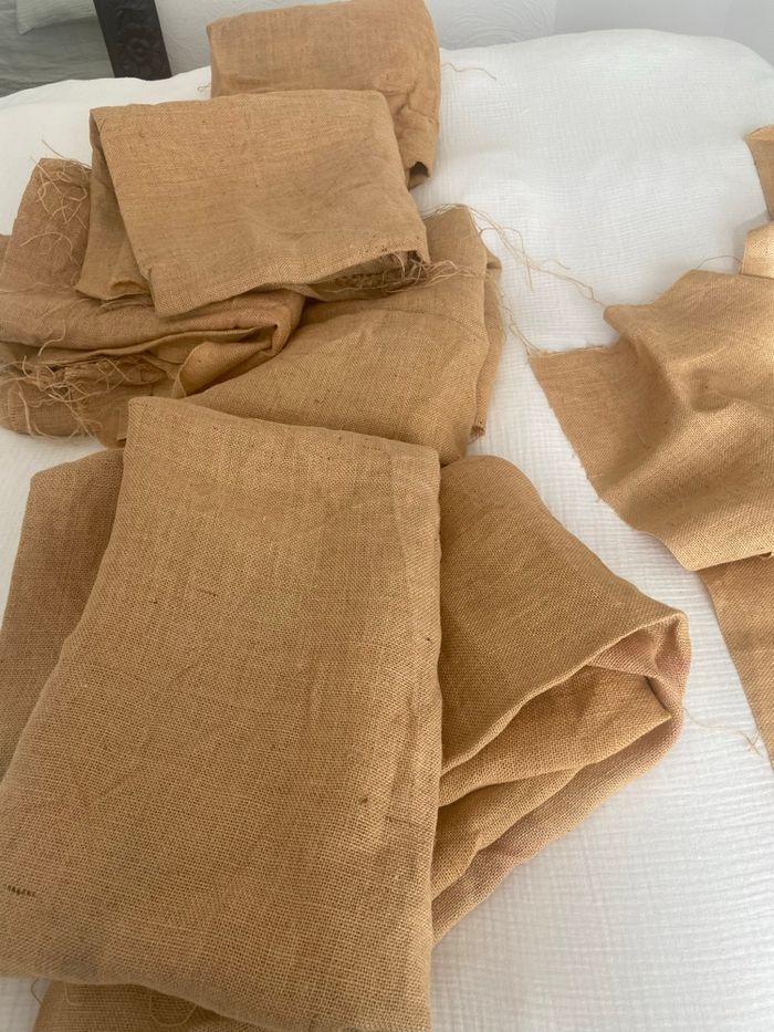 Tissus 1.30 m x 1,15m lot 7 coupons - photo numéro 3