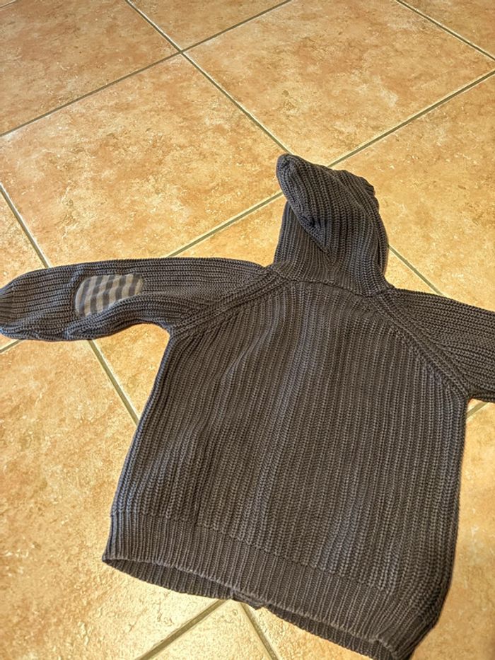Pull gilet zip tape à l’œil - photo numéro 2
