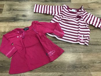 Lot 2 tee-shirts 12 mois