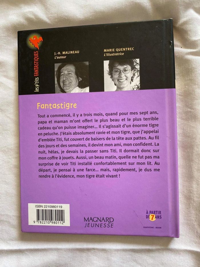Livre Jean-Hugues Malineau et Marie Quentrec - Fantastigre - photo numéro 2