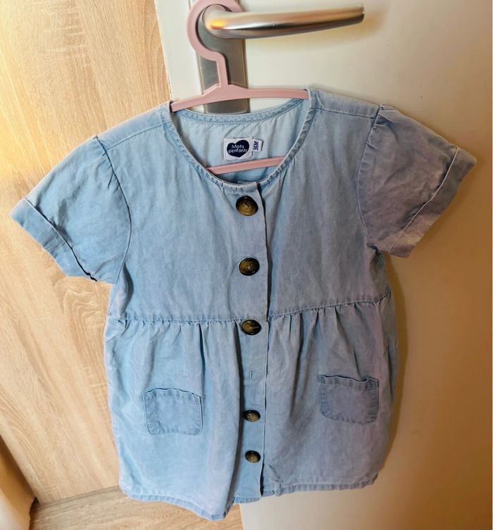 Robe jean 🦋 Taille 3 ans - photo numéro 2