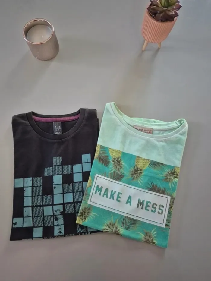 Lot de 2 tee-shirts Zara 9/10 ans