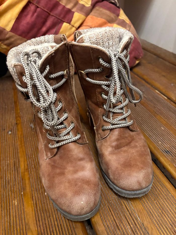 Chaussure femme taille 37 bottines - photo numéro 2