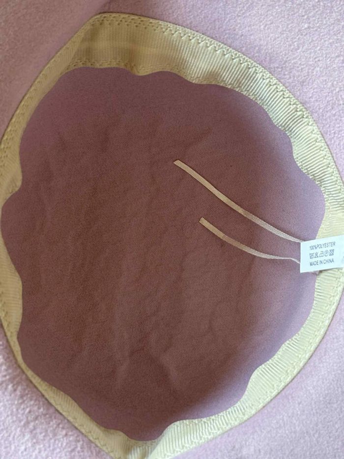 Chapeau élégant en feutrine vieux rose – taille unique réglable - photo numéro 3