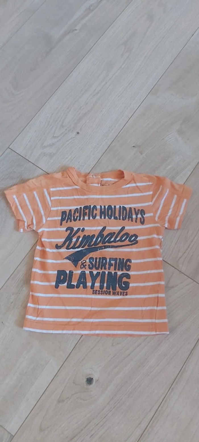 Tee-shirt rayé garçon Kimbaloo 24 mois (78)