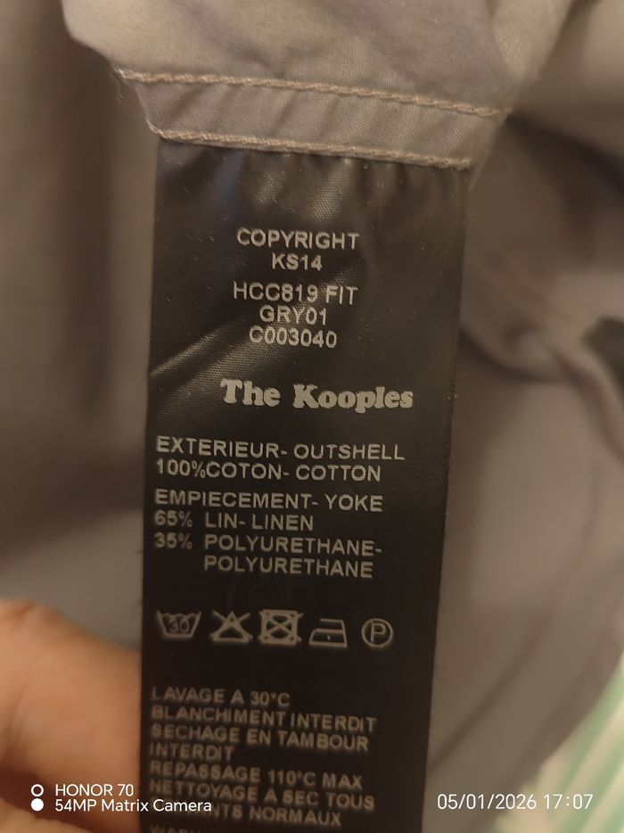 Chemise en lin col style python - photo numéro 7