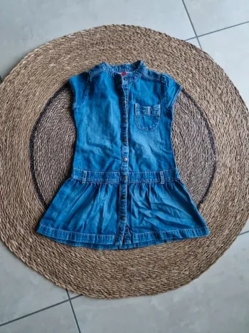 Jolie robe en jean Tex fille 3 ans