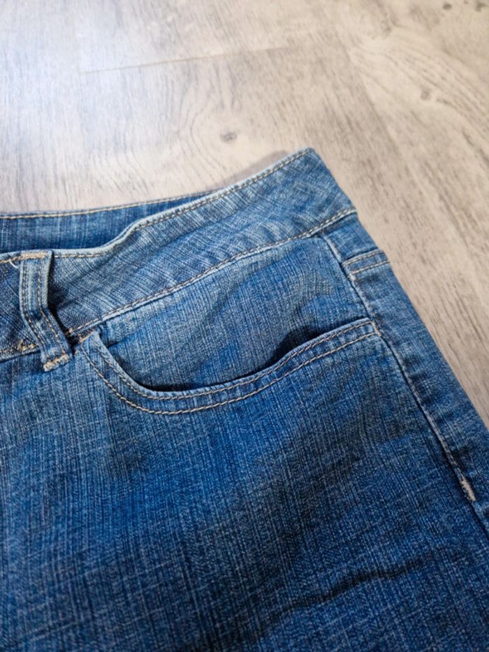 Jeans Riders By Lee Vintage Coupe Evasé Bleu Taille 2XL Femme - photo numéro 4