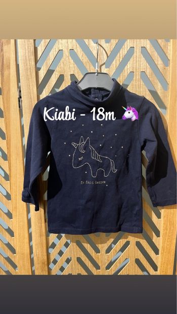 Col roulé licorne 18m