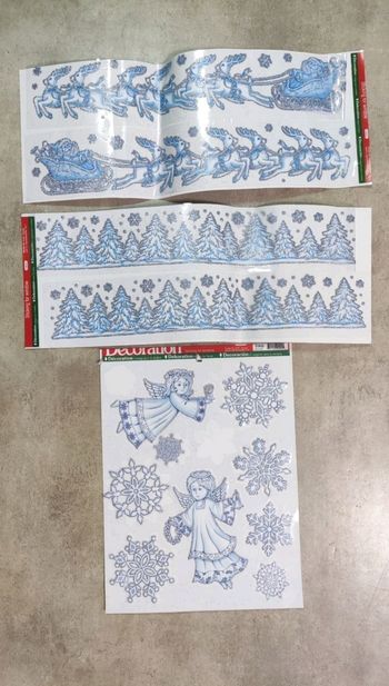 Stickers décoration de Noël pour fenêtre