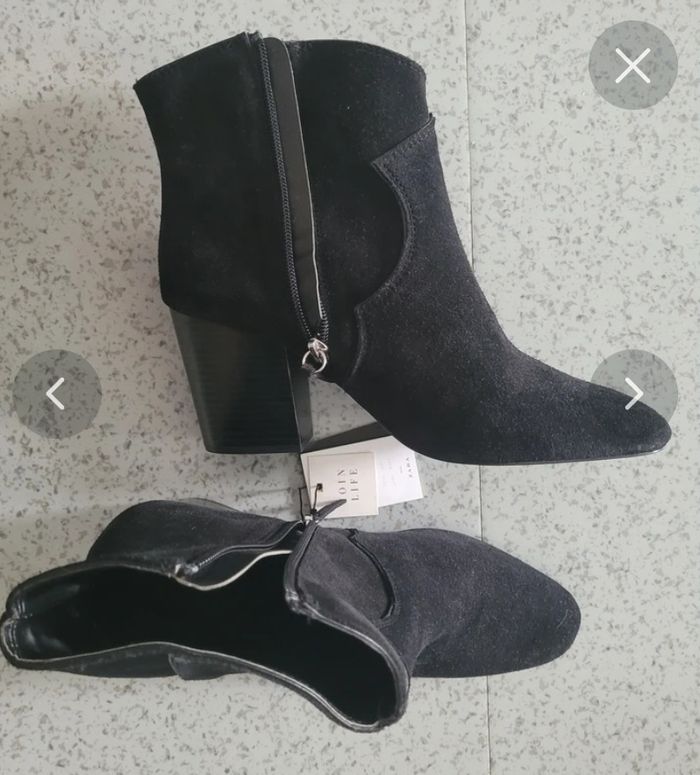 Boots Zara 41 noir neuf - photo numéro 2