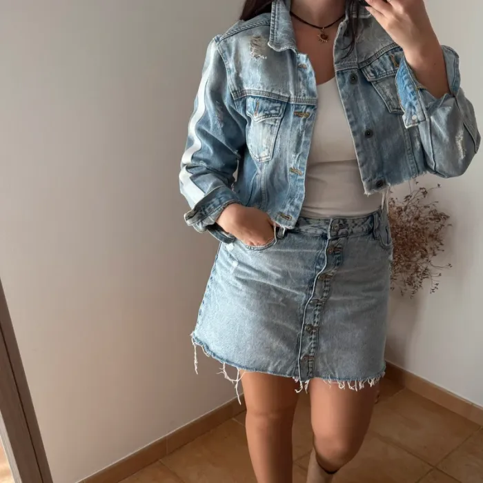 Veste en jean courte - photo numéro 2