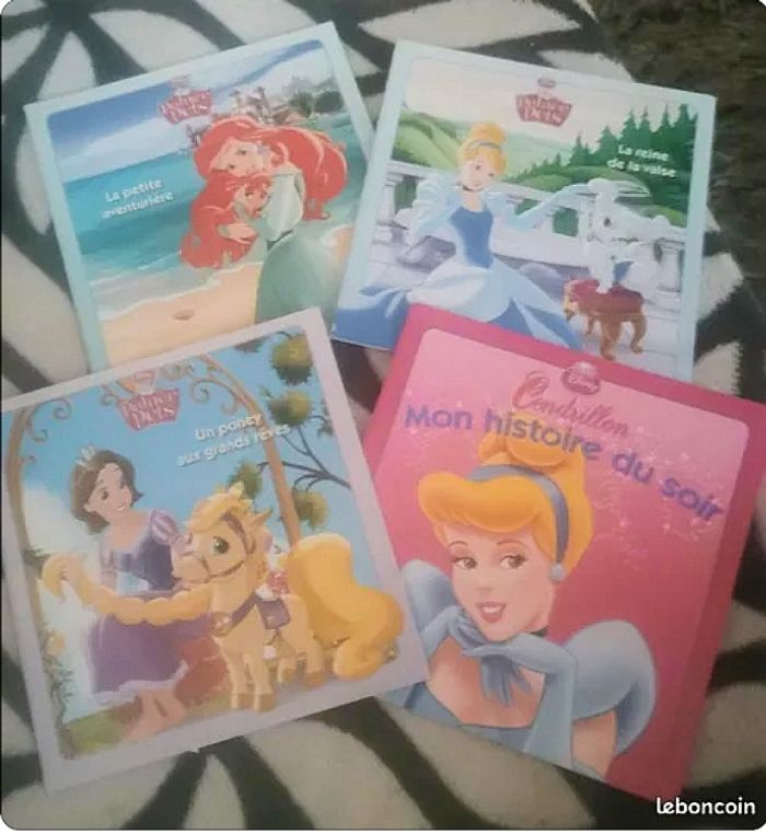 Lot de 4 livres "Princesses Disney"