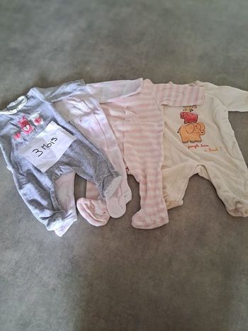 Lots de pyjamas bébé filles