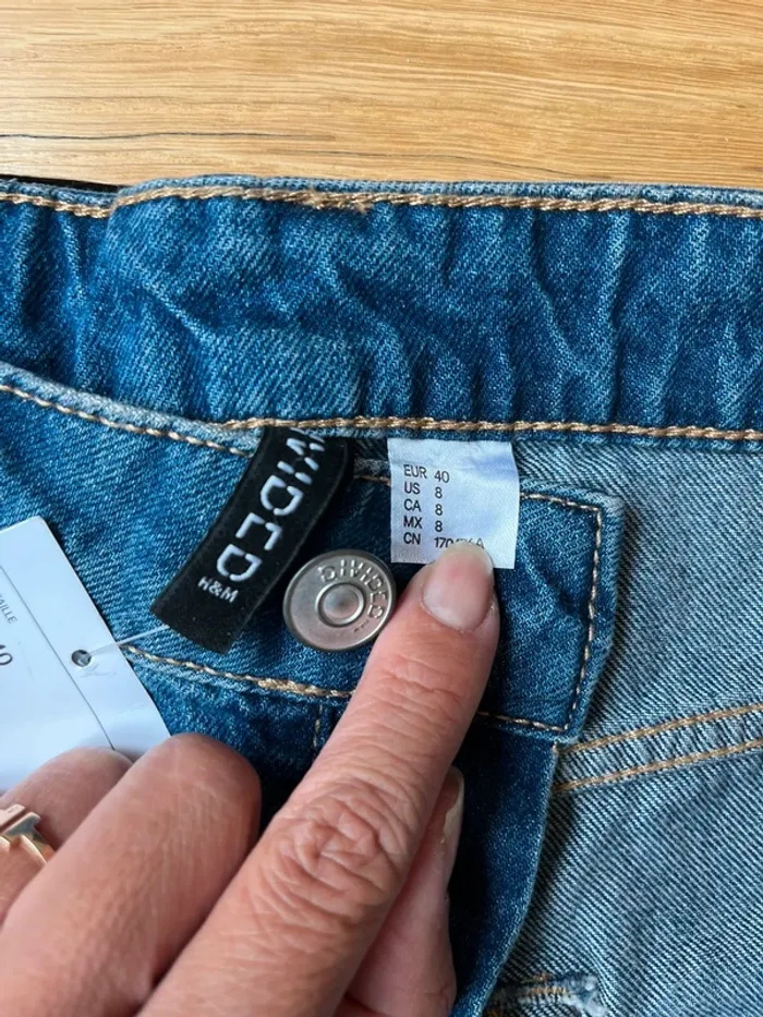 Short en jean H&M neuf avec étiquette - photo numéro 3