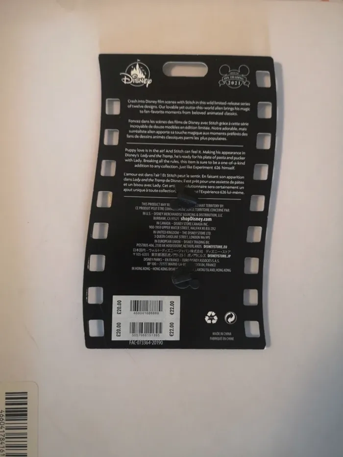 Pin's stitch crashes la belle et le clochard - photo numéro 2
