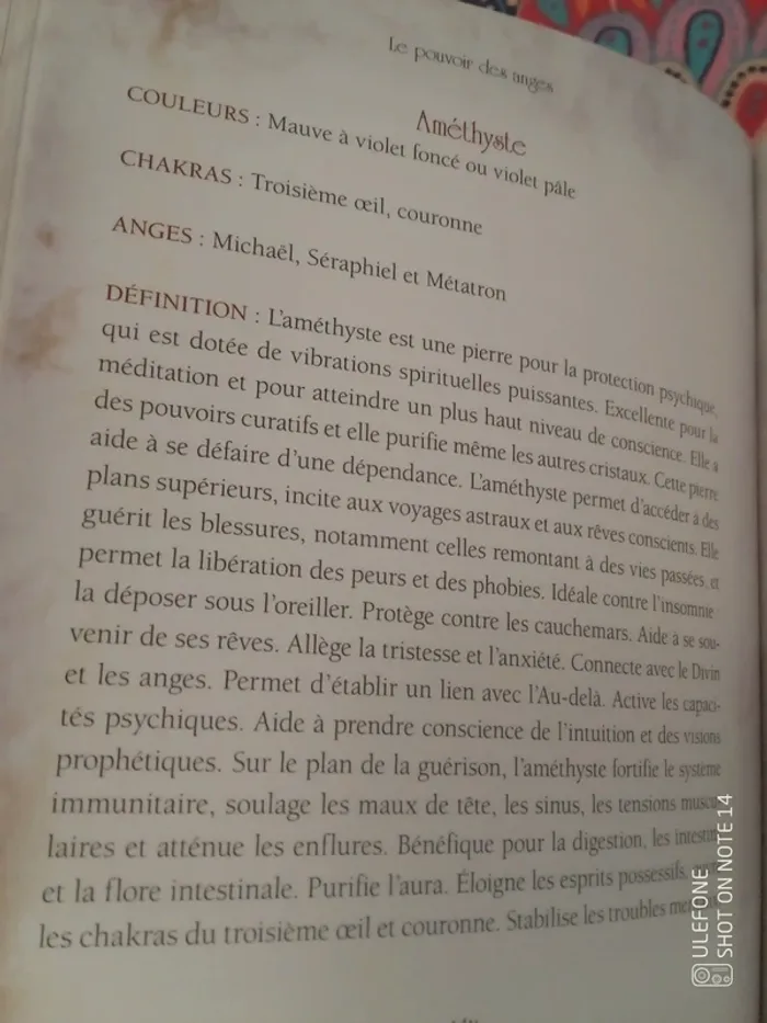 Collier lune et pierre naturelle d'améthyste 💜. - photo numéro 2