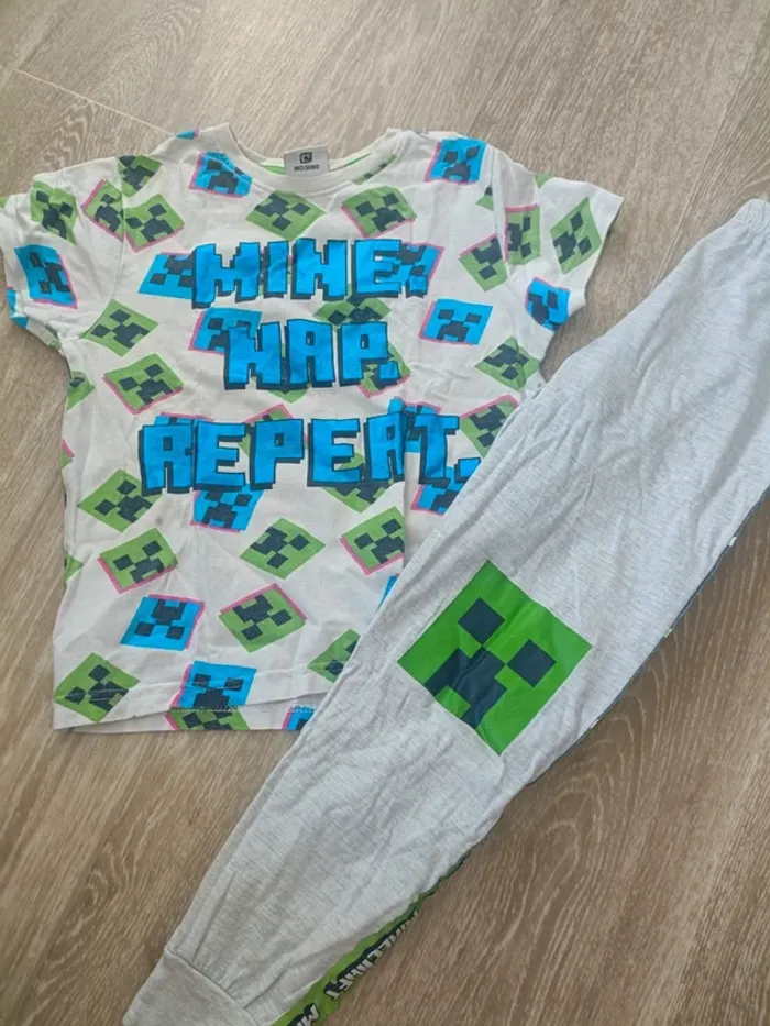 Pyjama Minecraft 5-6 ans