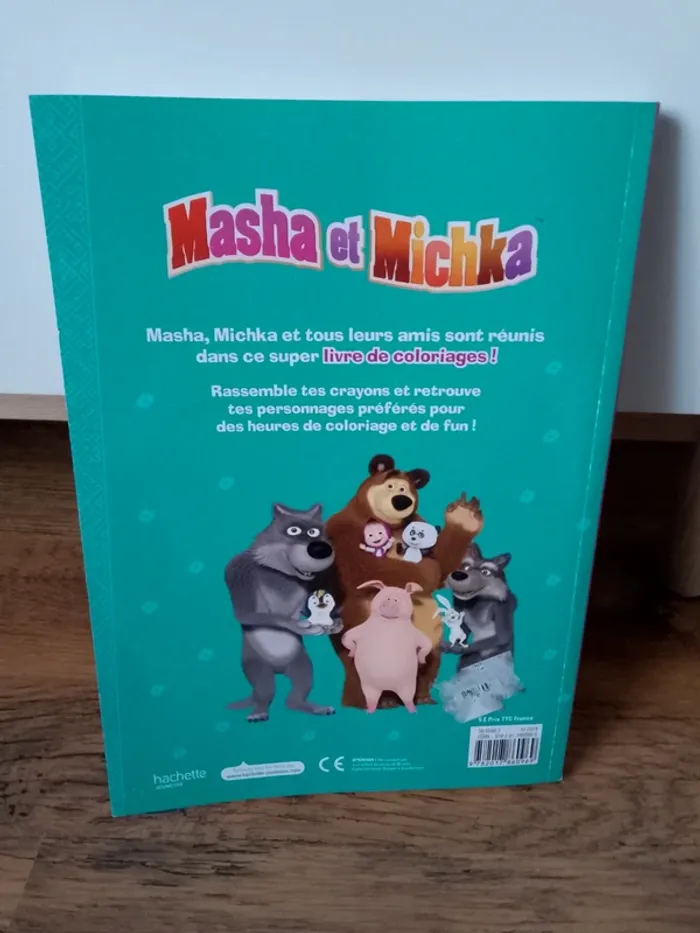 Livre coloriage Masha et Michka - photo numéro 2