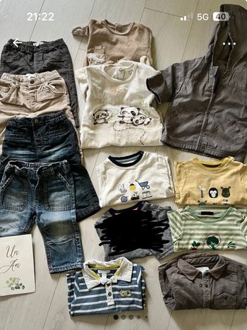 Lot vêtements 12 mois garçon