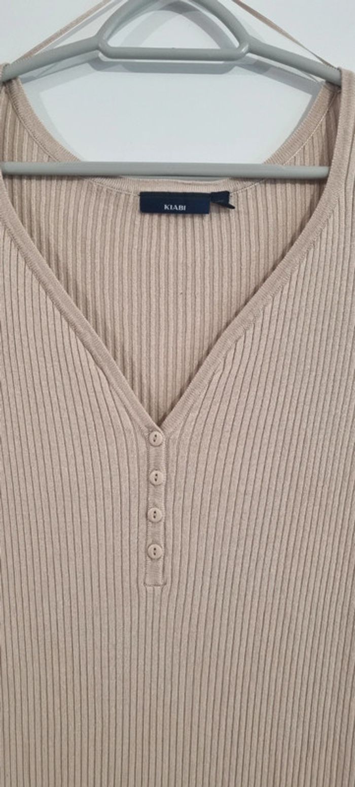 Robe longue beige - photo numéro 4