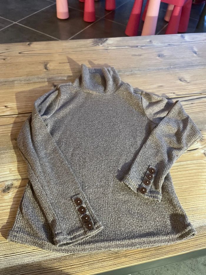 Pull col roulé à paillettes - photo numéro 2