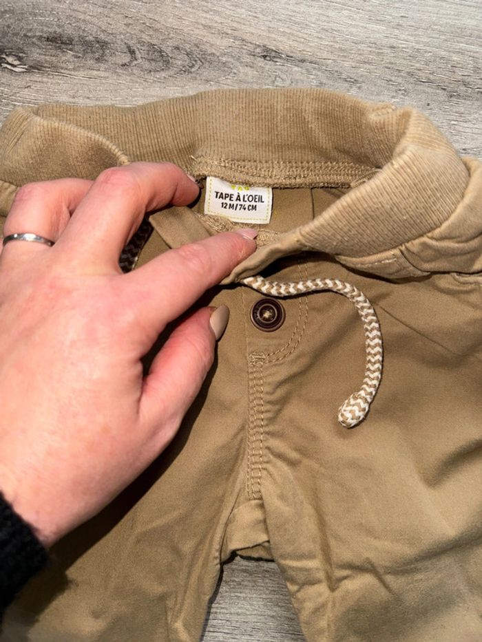 Pantalon tape à l'œil 12 mois - photo numéro 2
