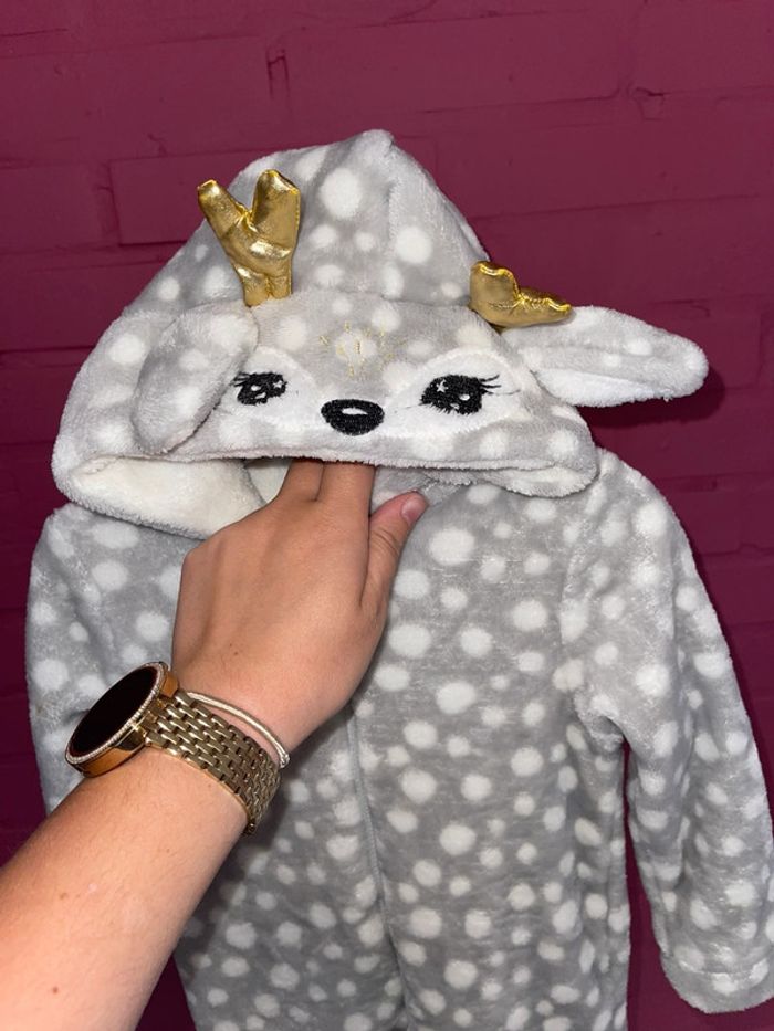 Combi pyjama fille 86cm - photo numéro 3