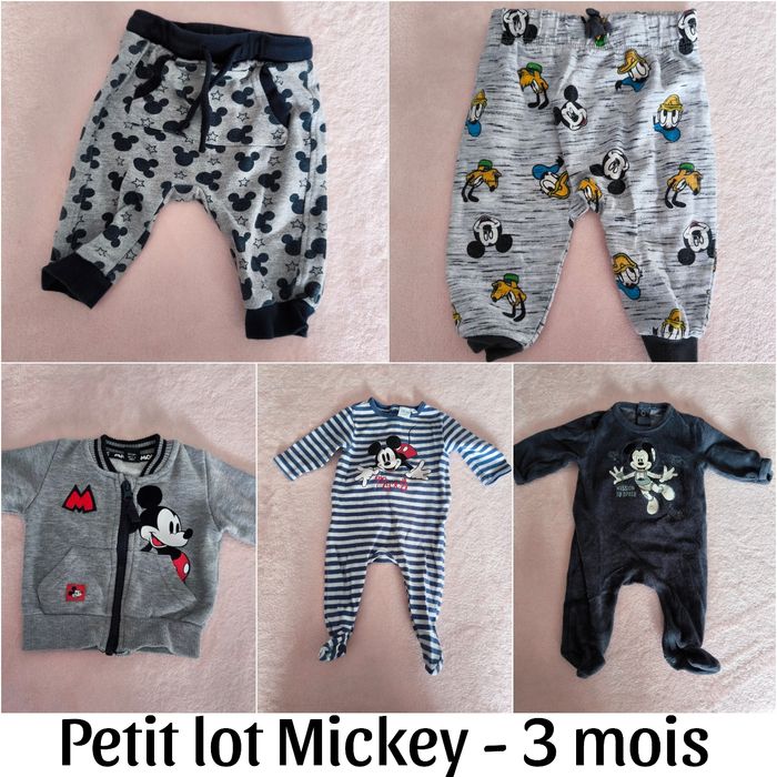 Lot mickey 3 mois