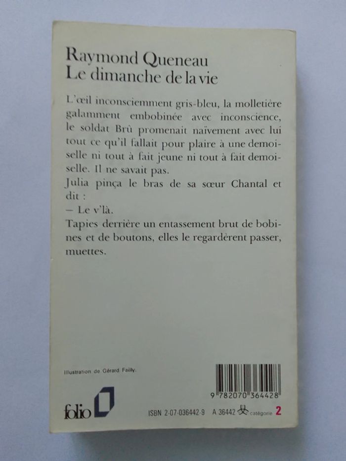 Raymond Queneau - Le dimanche de la vie - photo numéro 2