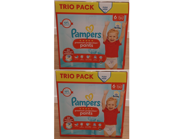 2 Trio Pack - Pampers Premium Pants - Taille 6 - pack de 81 couches