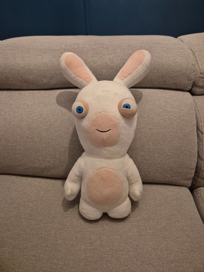 Grande peluche Lapin crétin