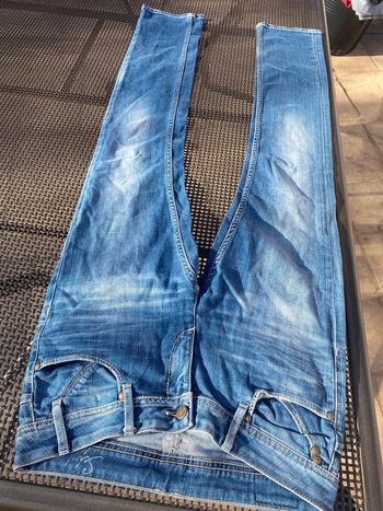 Jeans bleu, school rag , W. 27.