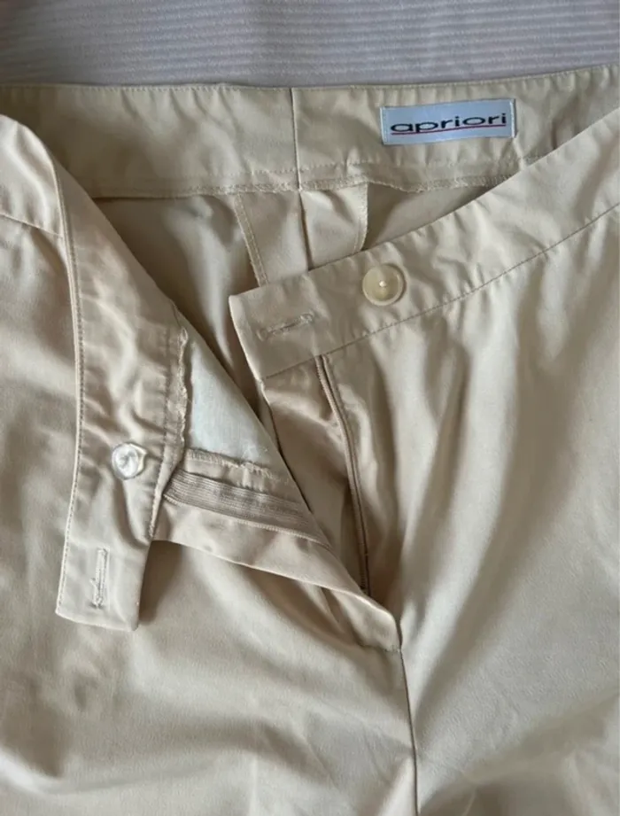 Pantalon courts apriori crème beige taille xxxl - photo numéro 3