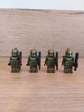 Figurines type lego 4 Clones Kashyyyk star wars