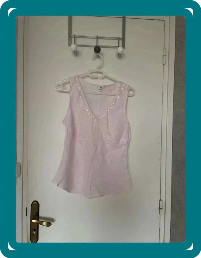 Débardeur rose pale