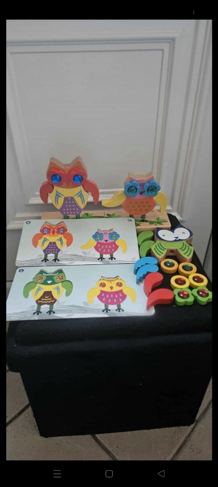 Hiboux aimanté Montessori